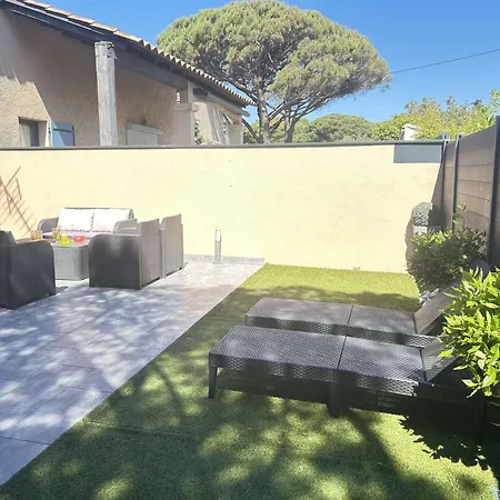 Sm007 Pinede Maxime Maison 5 Pièces 8 Couchages Avec Piscine Et Parking * Sainte-Maxime