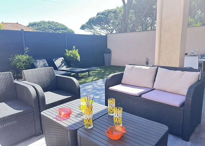 Sm007 Pinede Maxime Maison 5 Pieces 8 Couchages Avec Piscine Et Parking * Сент-Максім